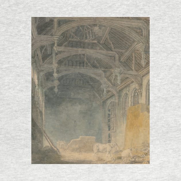 Interior of St. John's Palace, Eltham by J.M.W. Turner by Classic Art Stall